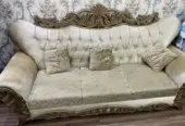 7 seater Full sofa set wooden material