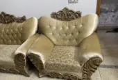 7 seater Full sofa set wooden material