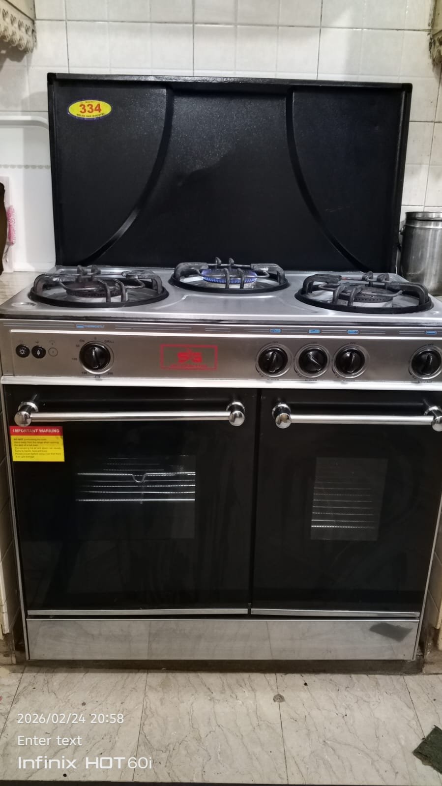 Selling stove with oven Brand Name SG