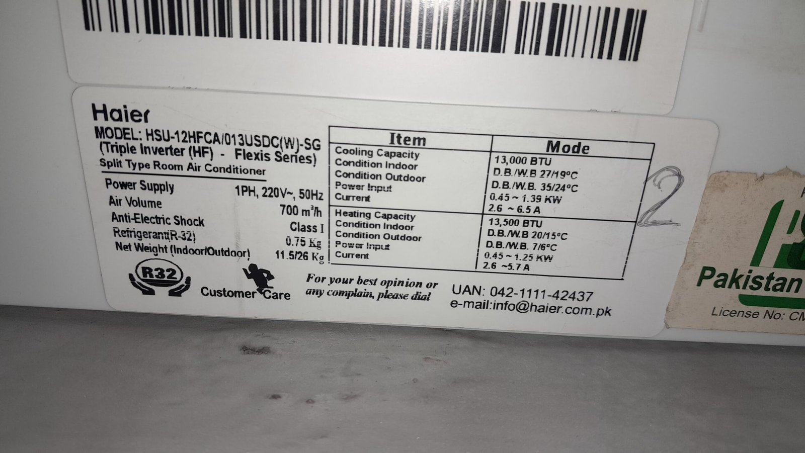 Haier DC inverter