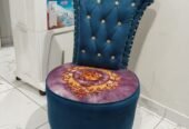 Air cooler and chairs
