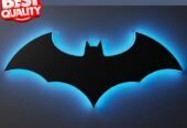 3D Batman LED Wall Art for Bedroom & Kids Room 2 colors