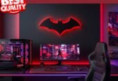 3D Batman LED Wall Art for Bedroom & Kids Room 2 colors