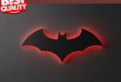 3D Batman LED Wall Art for Bedroom & Kids Room 2 colors