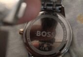 Hugo Boss watch two tone silver and rose gold