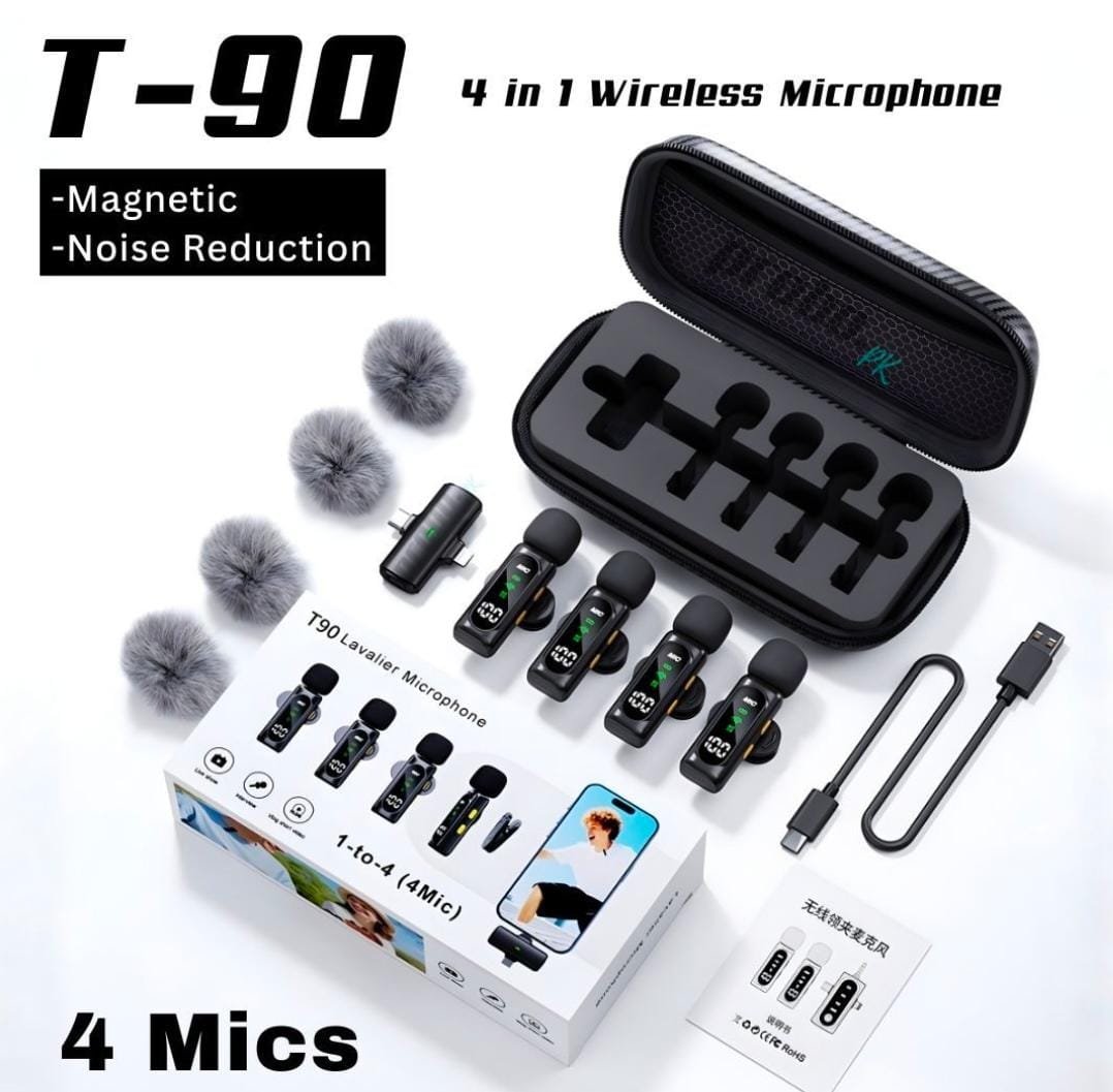 Lavaliere microphone 4 in 1