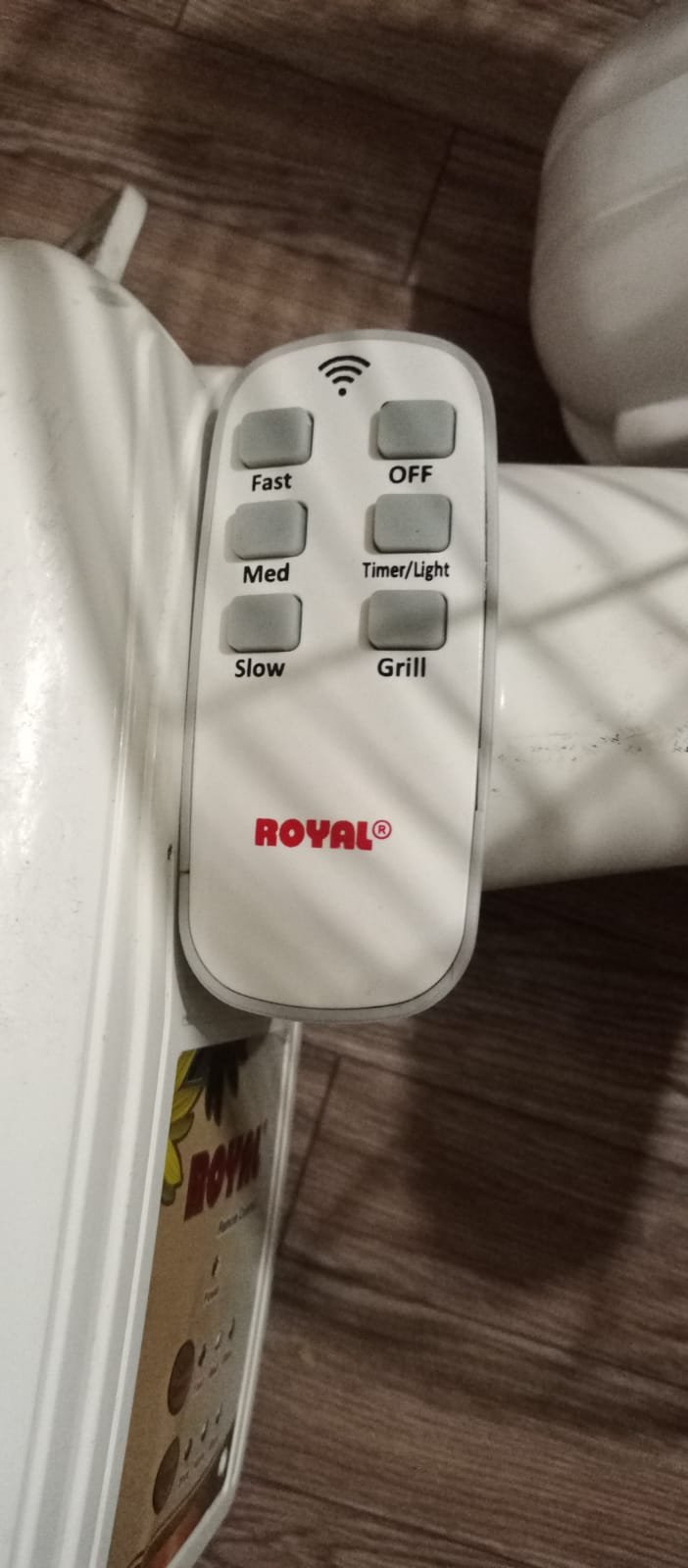 Royal bracket fan remote control