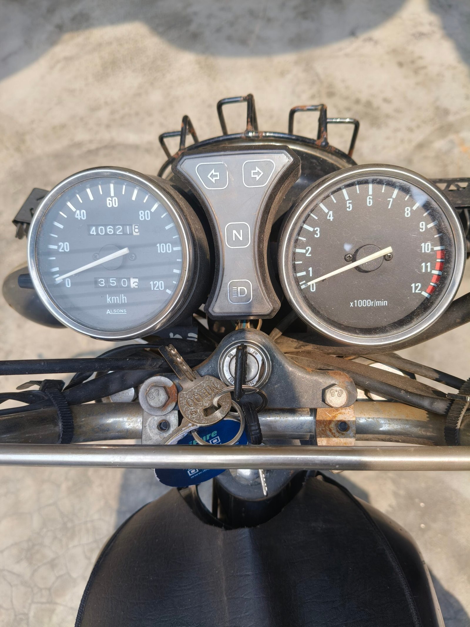 Suzuki GS 150 Aly rim with disck break