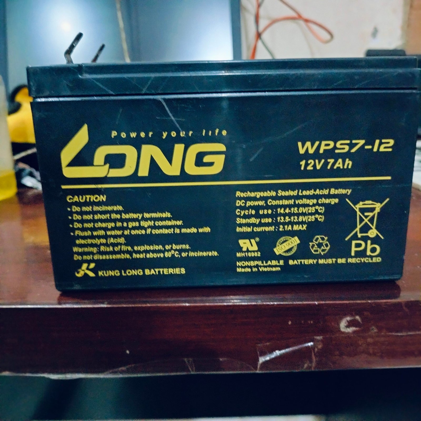 Dry Battery imported Vietnam 7amp