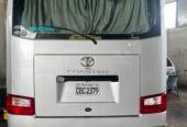 Toyota coaster 5c 29 seater bus available for rent booking