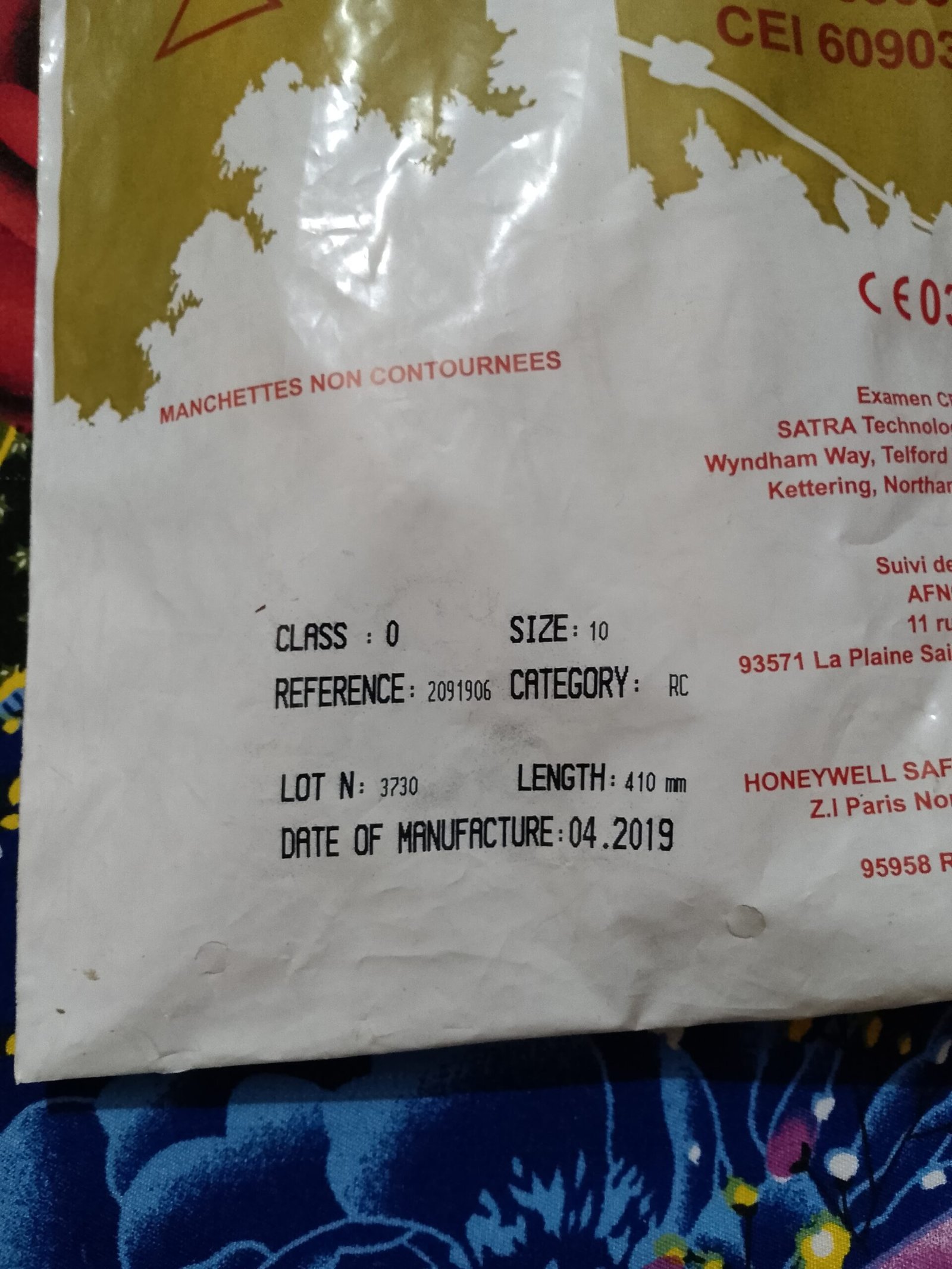 Electrosoft rubber insulating gloves class 0