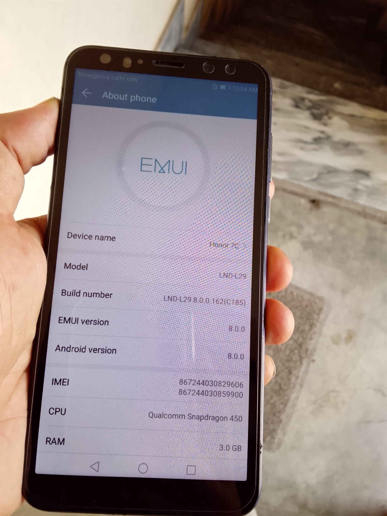 Huawei honor 7c ram 3 rom 32