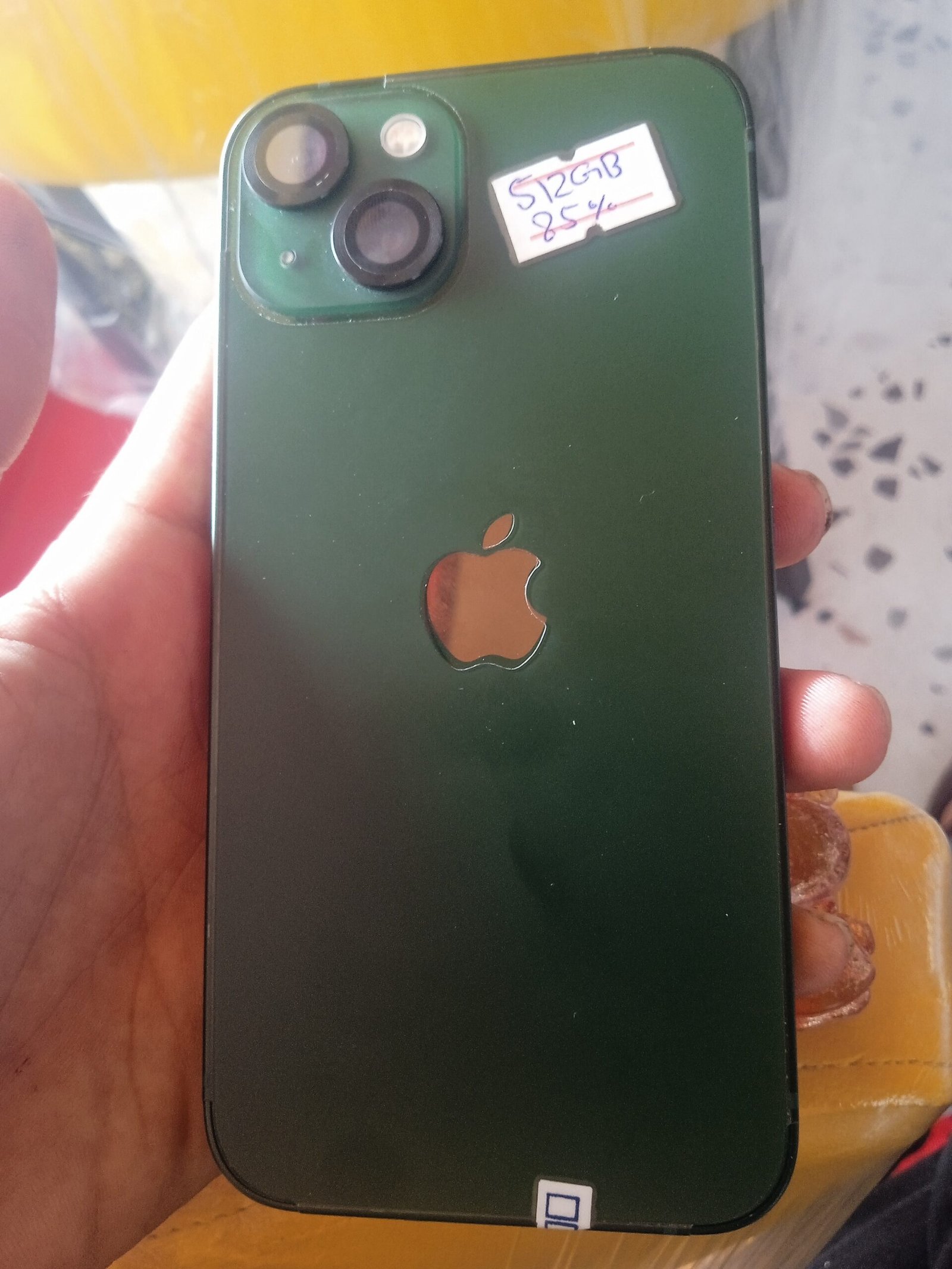 I phone 13 water pack ,85 bettery health 512 GB all ok cash