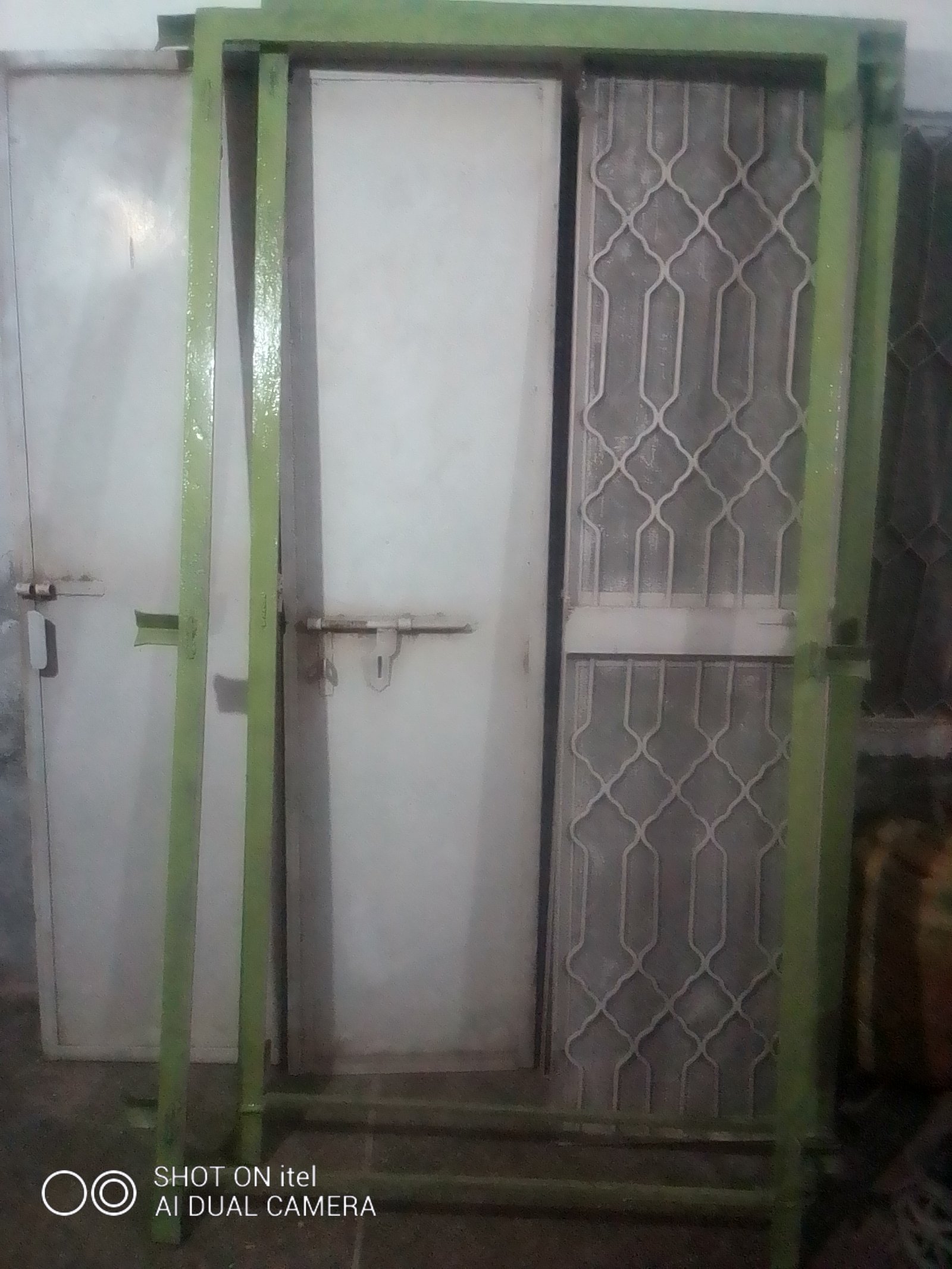 Door/ darwaza and jungla with frame with heavy Guage metal