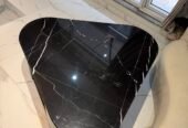Real Marble Coffee Table | Barely Used | Black Gold