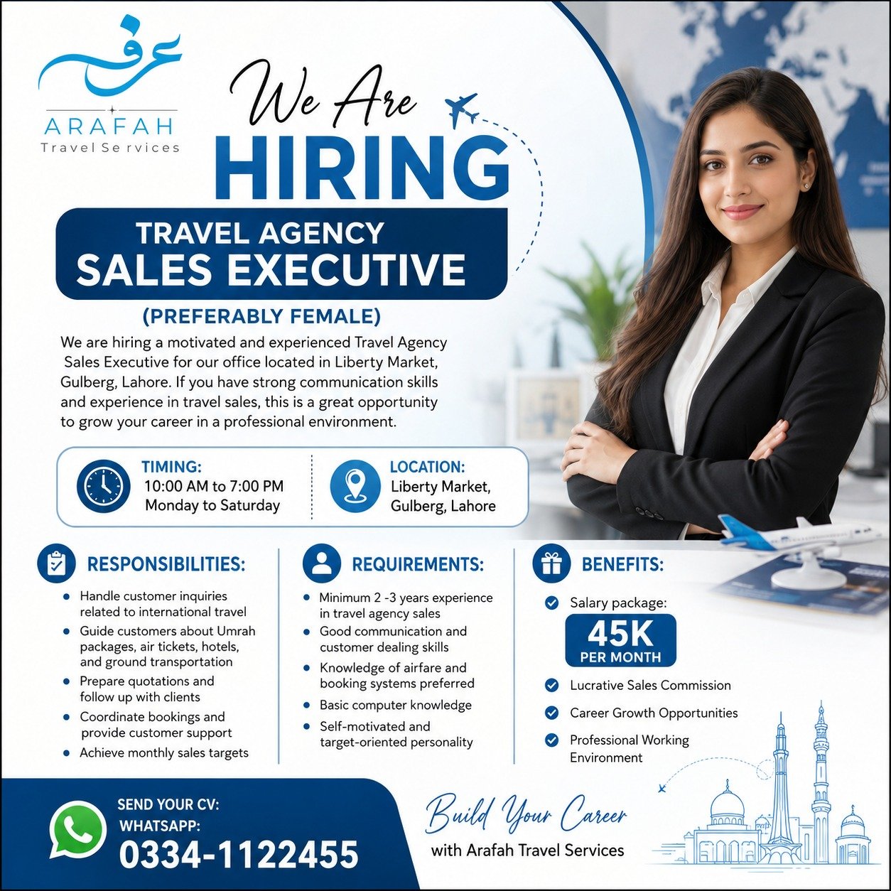 Travel Agency Sales Executive