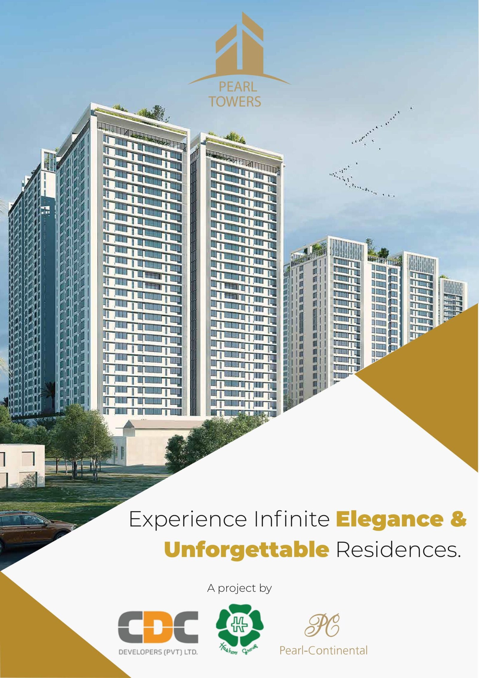 Pearl Towers by Hashoo Group: 3 Bed Luxury Apartments