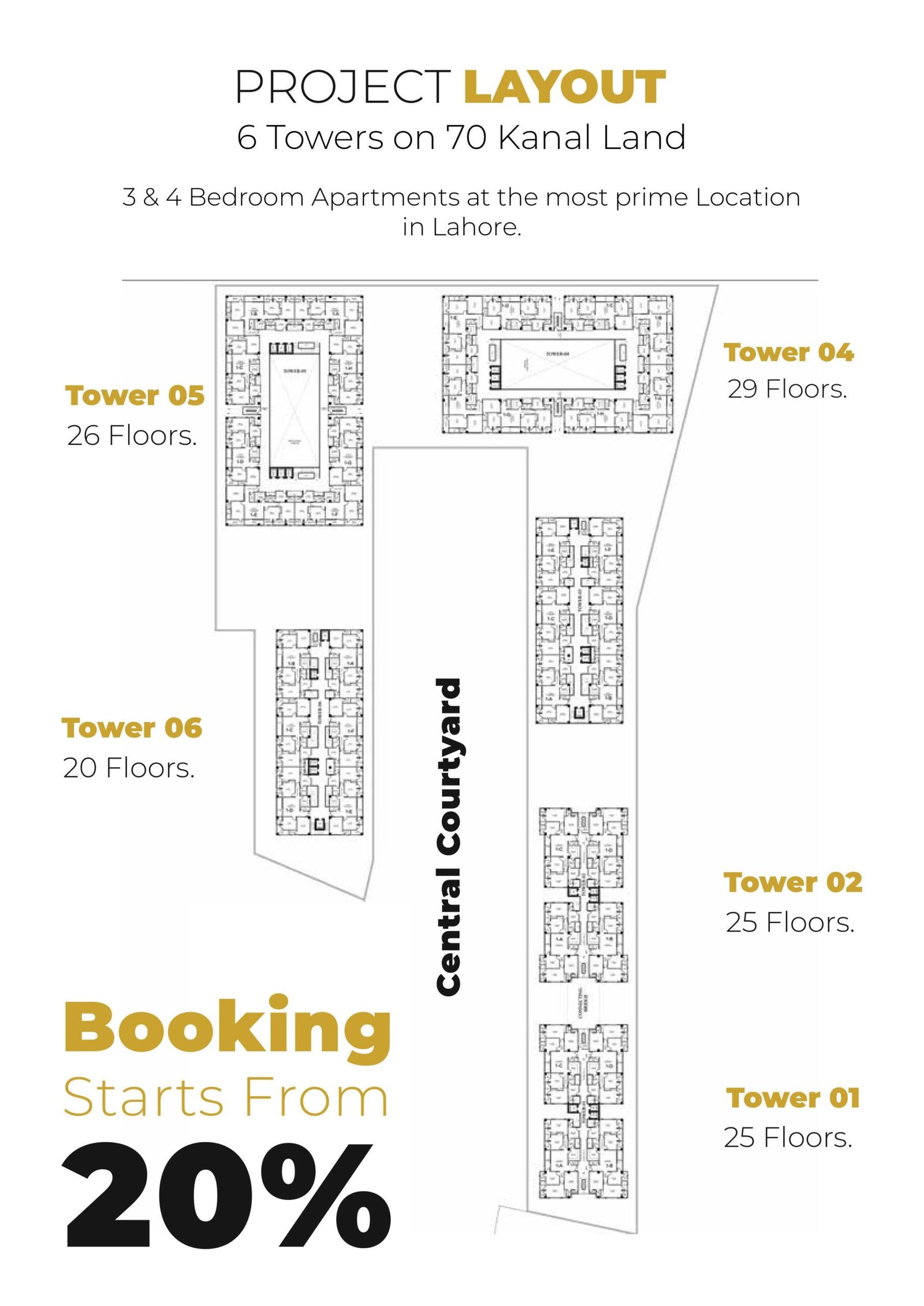 Pearl Towers by Hashoo Group: 3 Bed Luxury Apartments