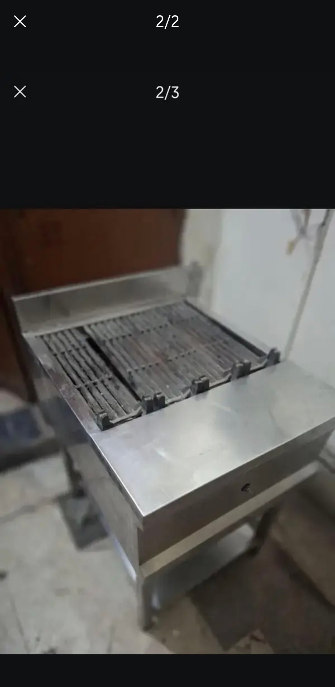 Lava rock gas grill