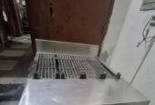 Lava rock gas grill