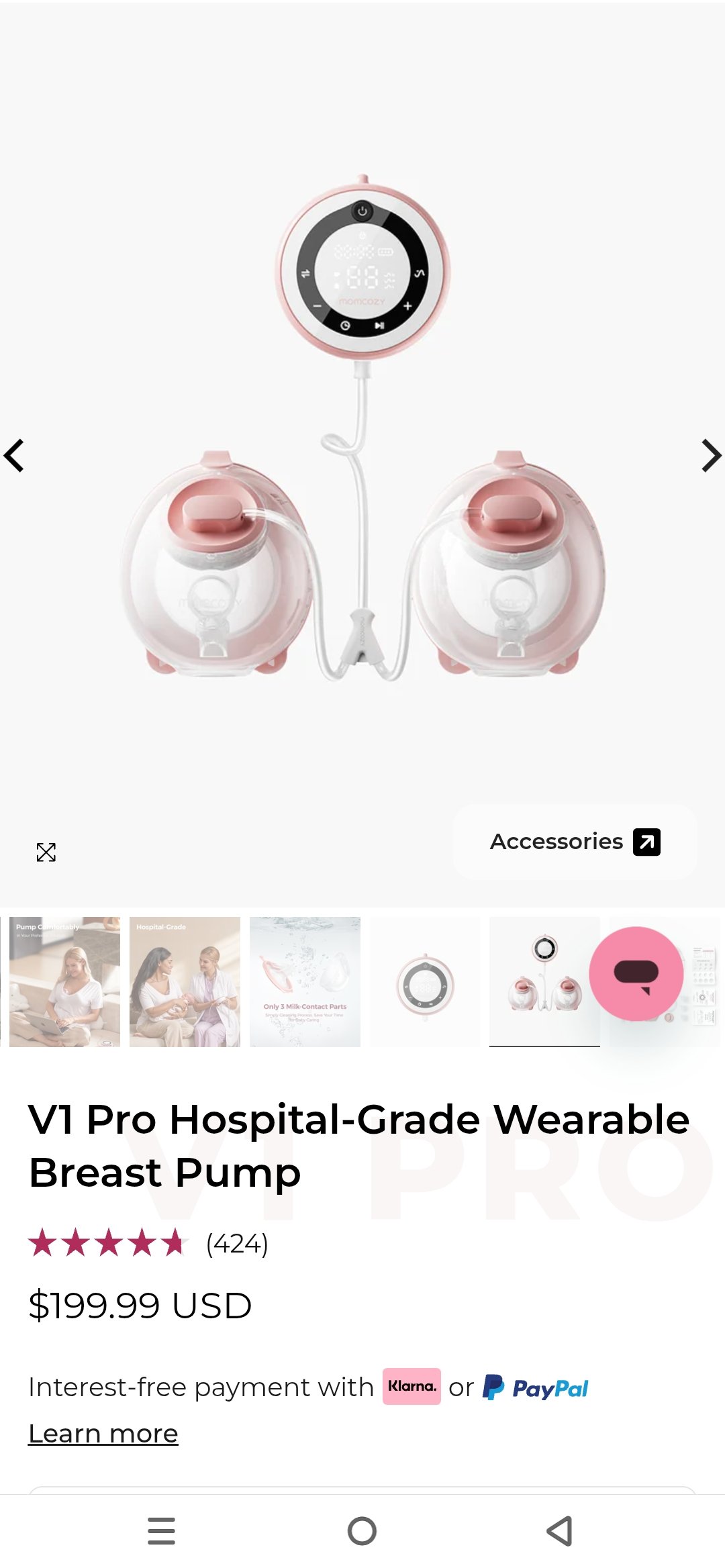Mom cozy vi pro breast pump