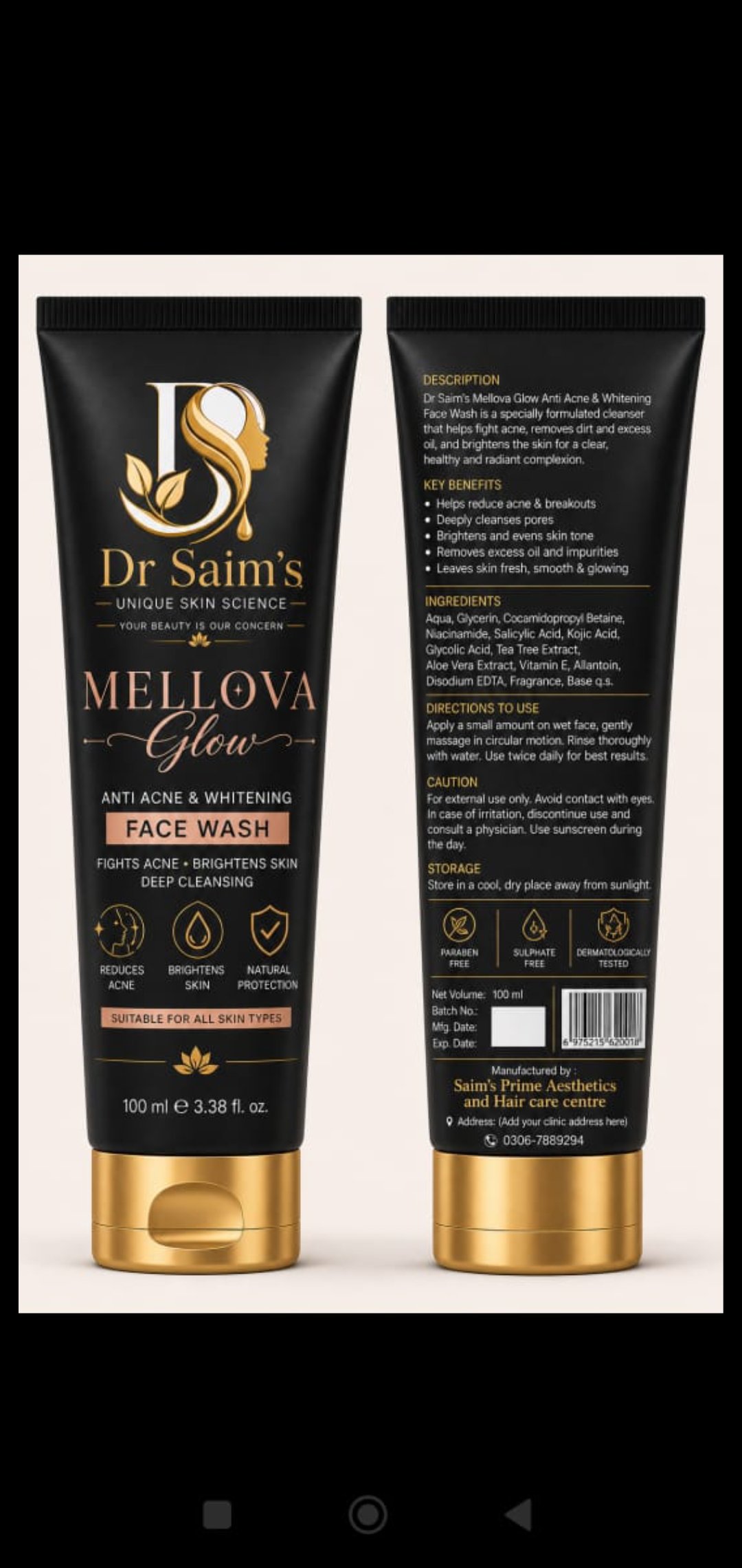 We grow face wash