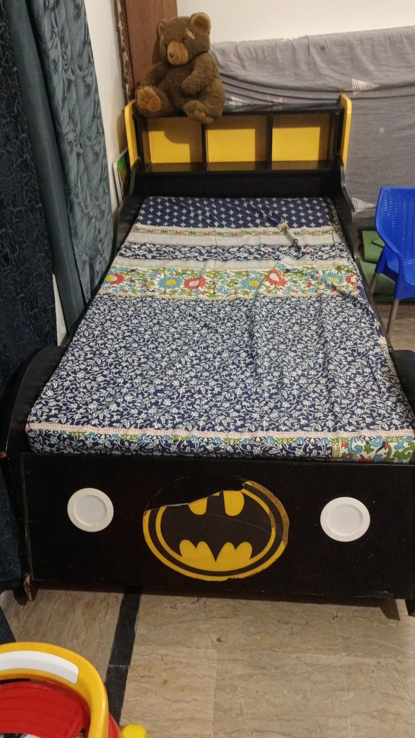 Batman car wooden bed for kids