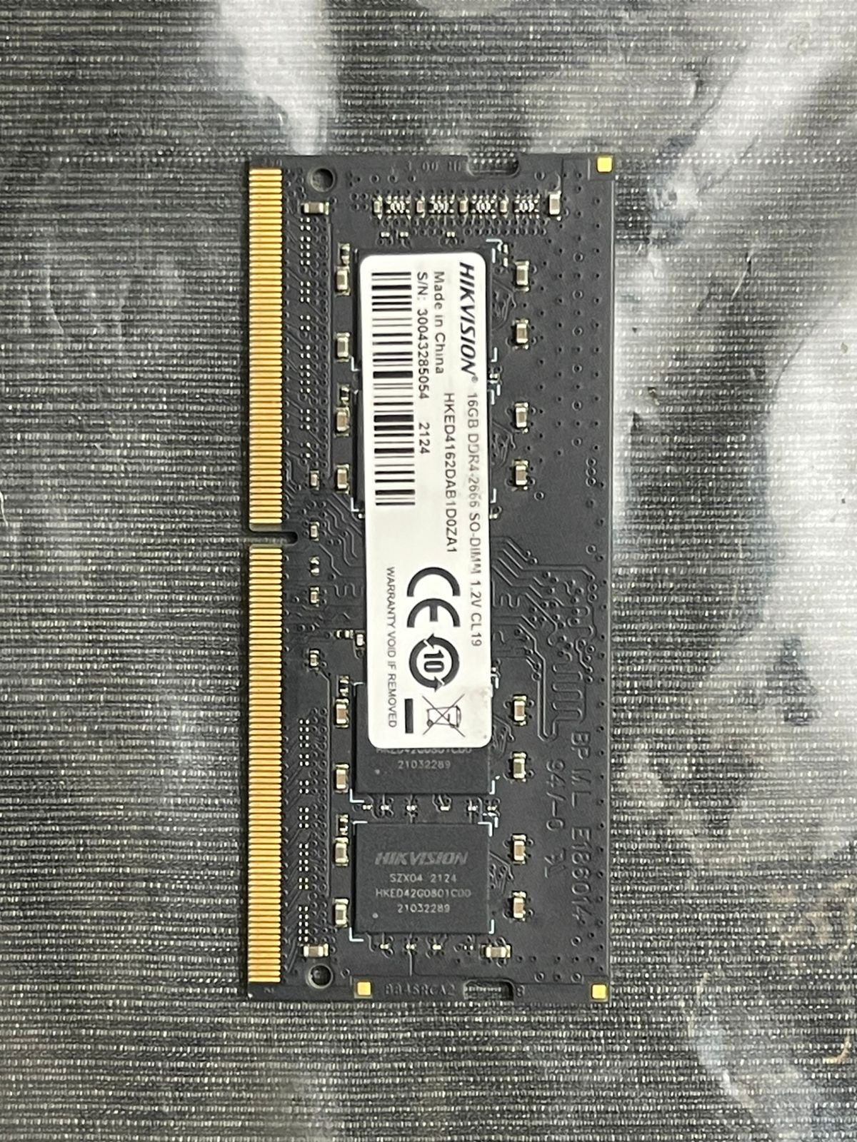 Laptop Ram DDR4 16GB single module