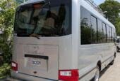 Toyota coaster 5c 29 seater bus available for rent booking
