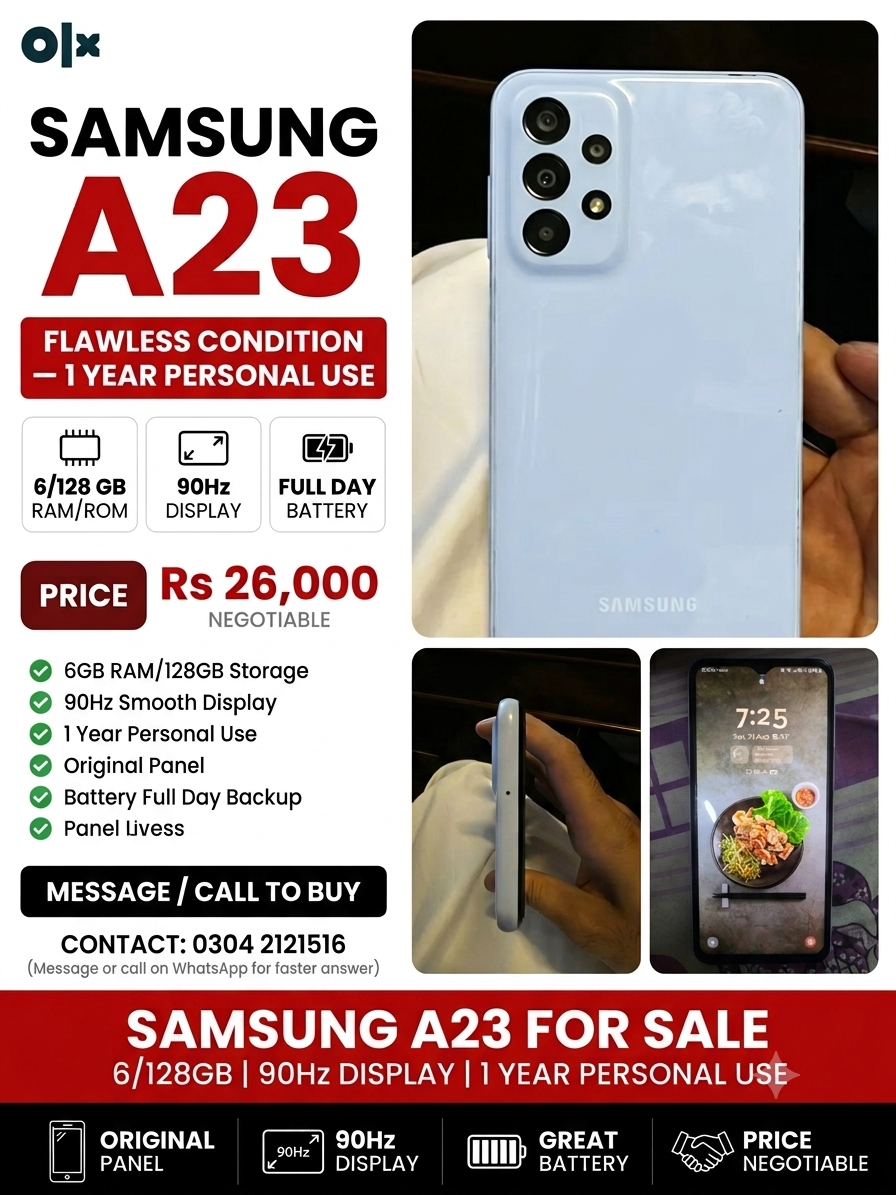 Samsung A23 PTA Approved