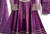 Purple 3 piece party wear