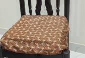 6 Seater Wooden Dining Table with Chairs – Good Condition