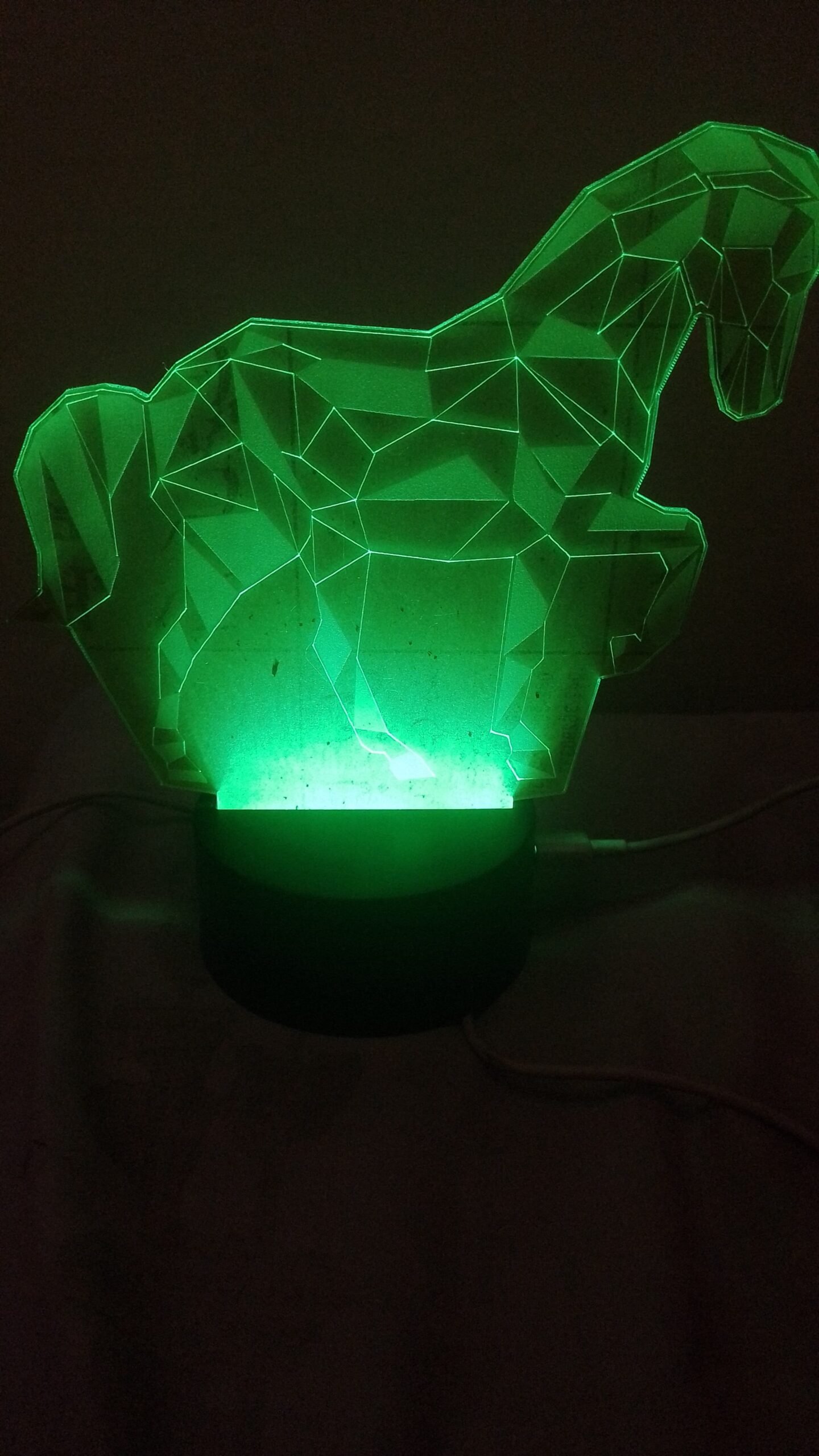 3D HORSE 3D ILLUSION LED Night LAMP