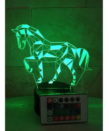 3D HORSE 3D ILLUSION LED Night LAMP