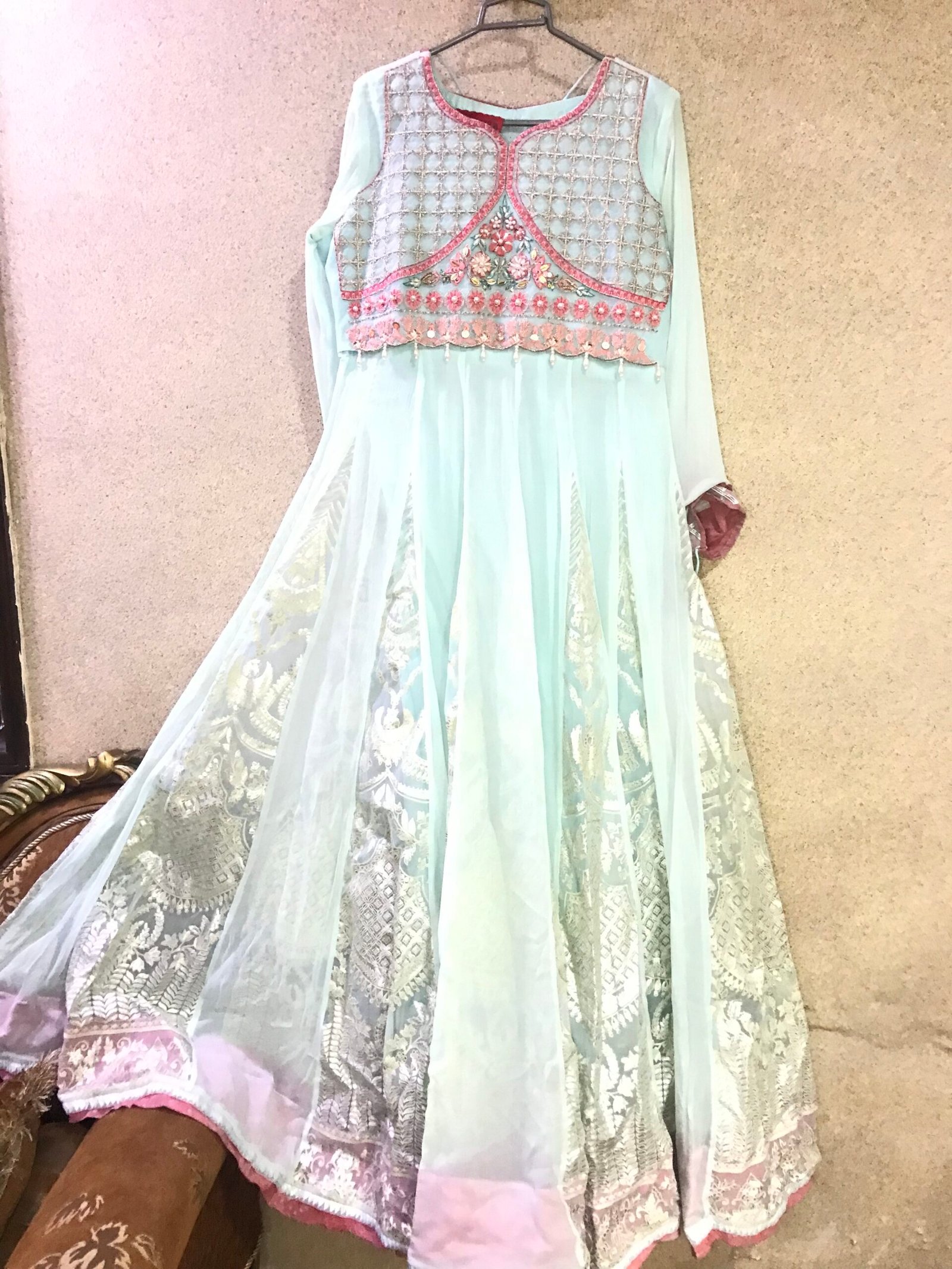 ZAHRA AHMAD double flared maxi