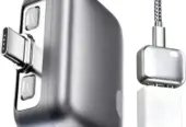 3 in 1 Fast Charging Cable with Push to Eject Magnetic Conne
