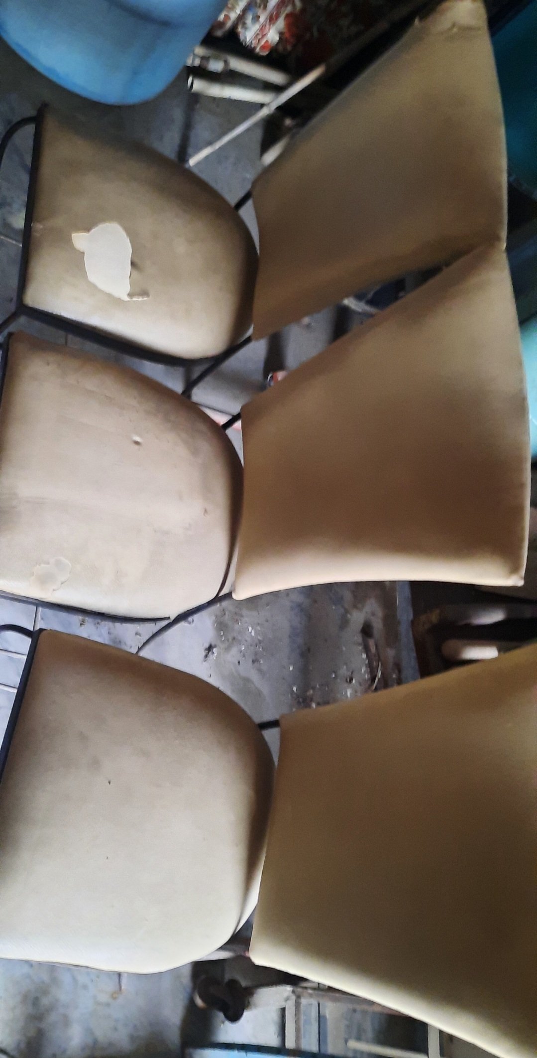 Iron poshish able chairs for sale