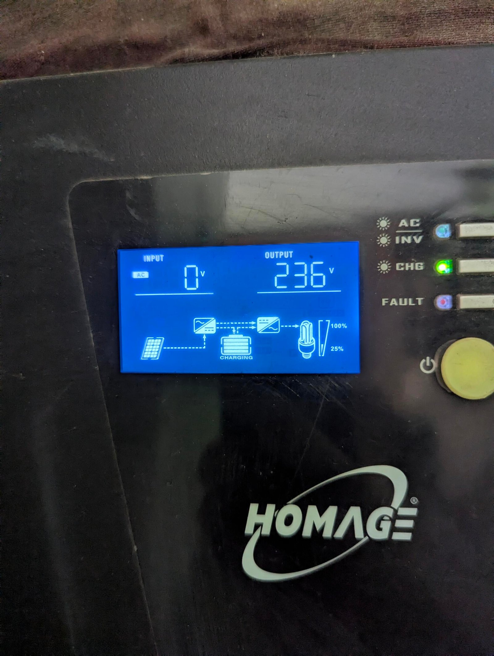 Homage solar inverter 1kw full system