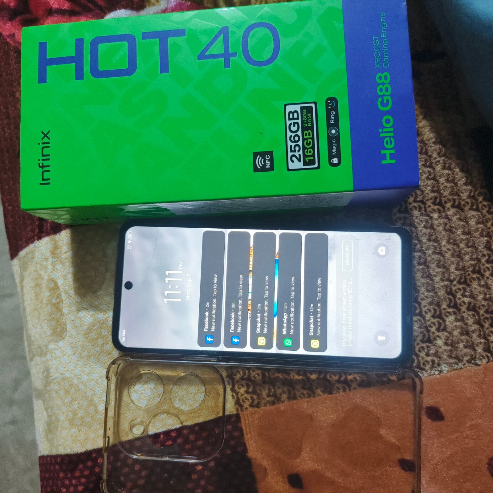 Infinix Hot 40 8/256 Gb Full Box