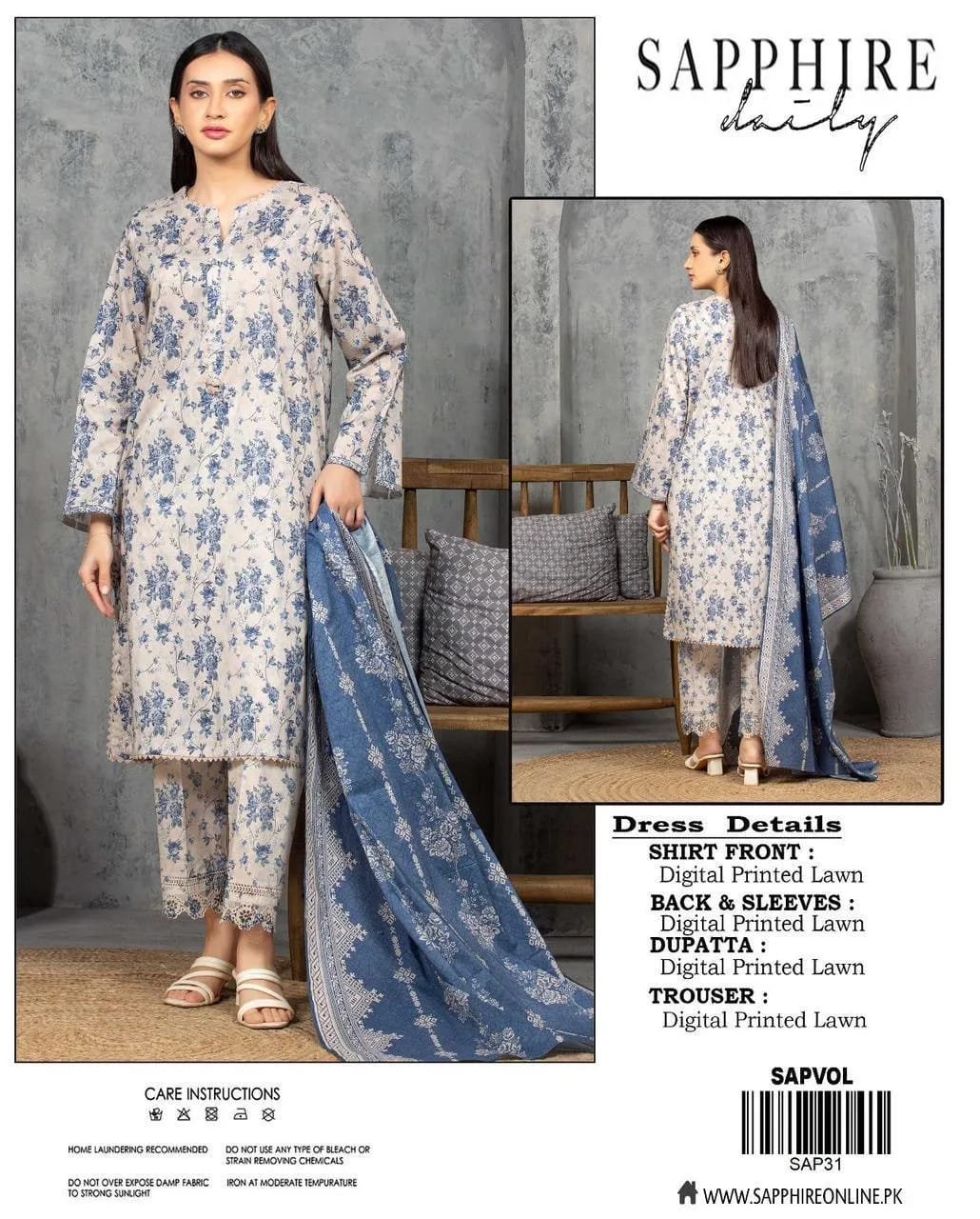 Stiched unstiched 3pc suits for women