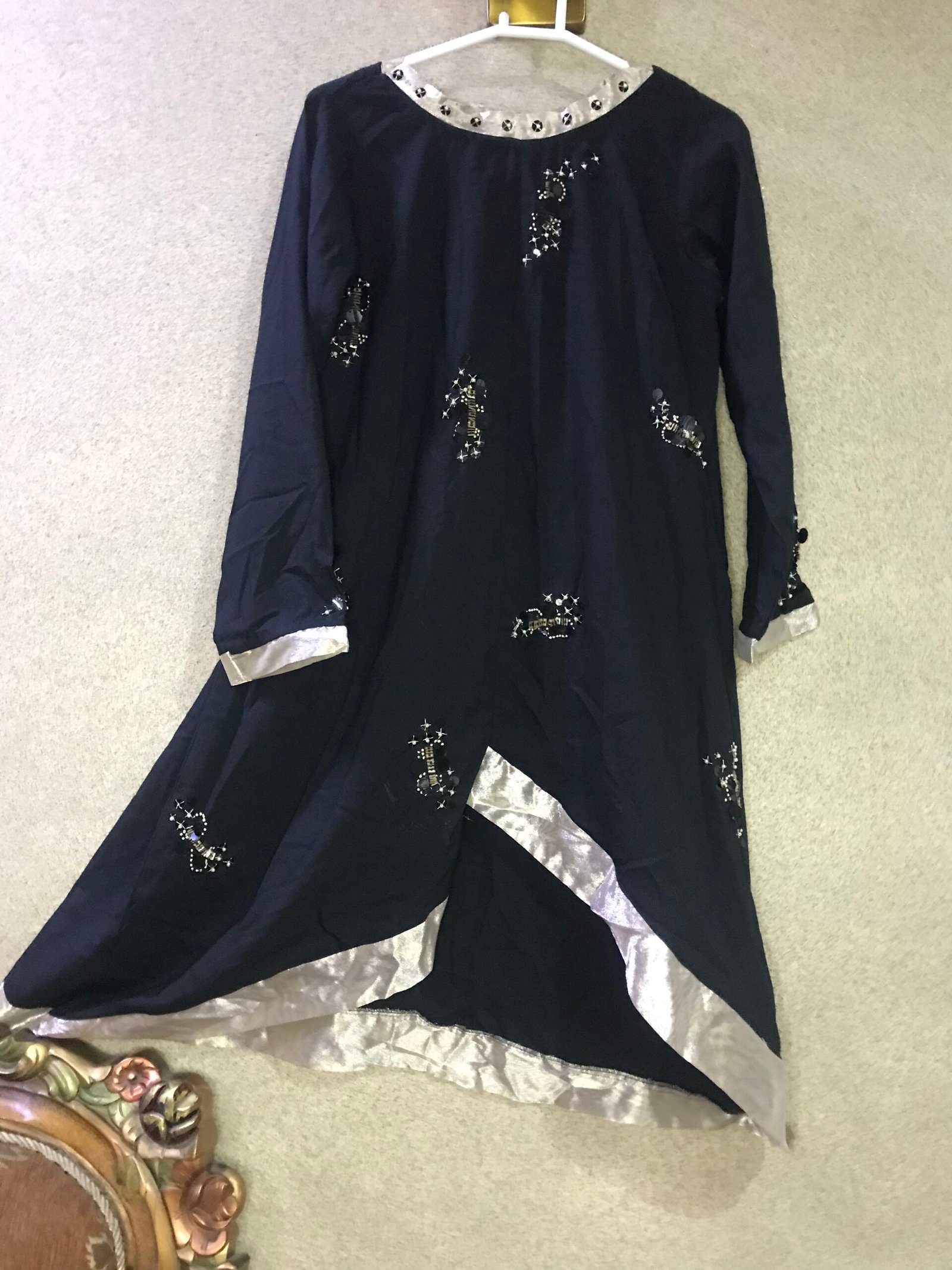 Beautiful embroidered black shirt