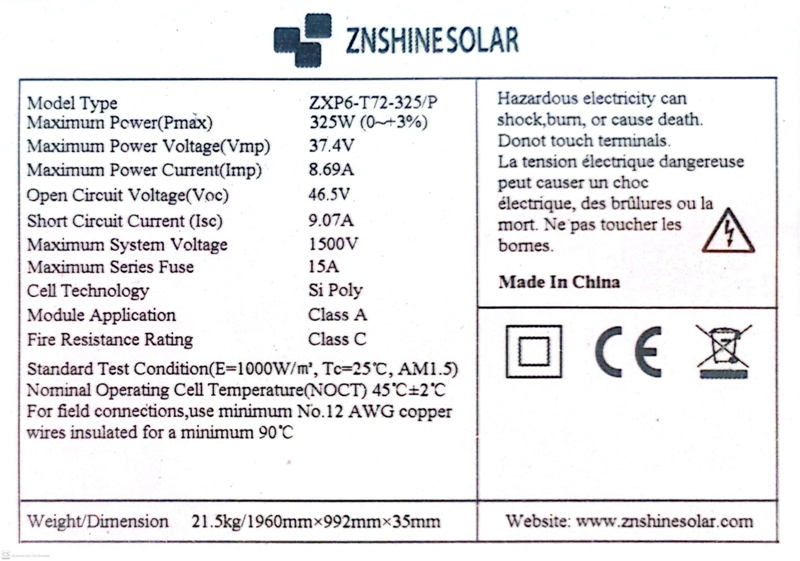 4 Solar panels with 2 L2 stands