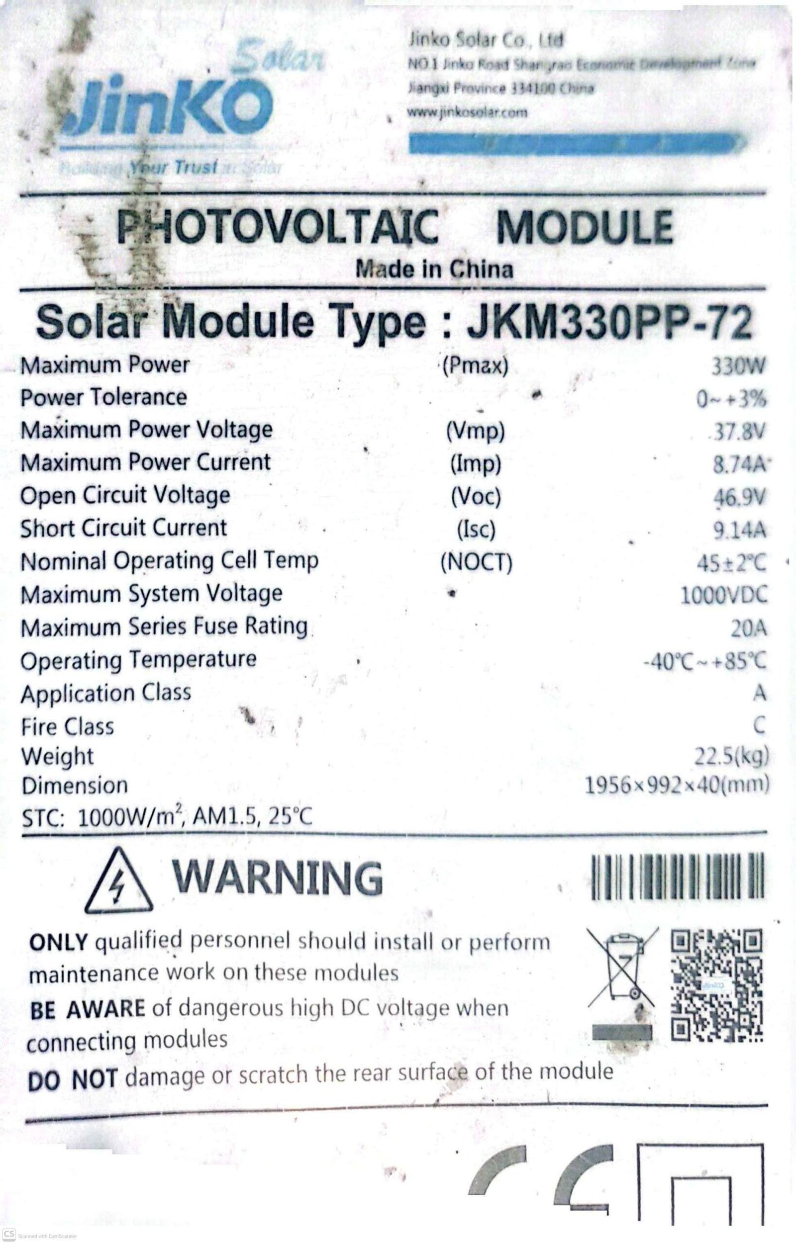 4 Solar panels with 2 L2 stands