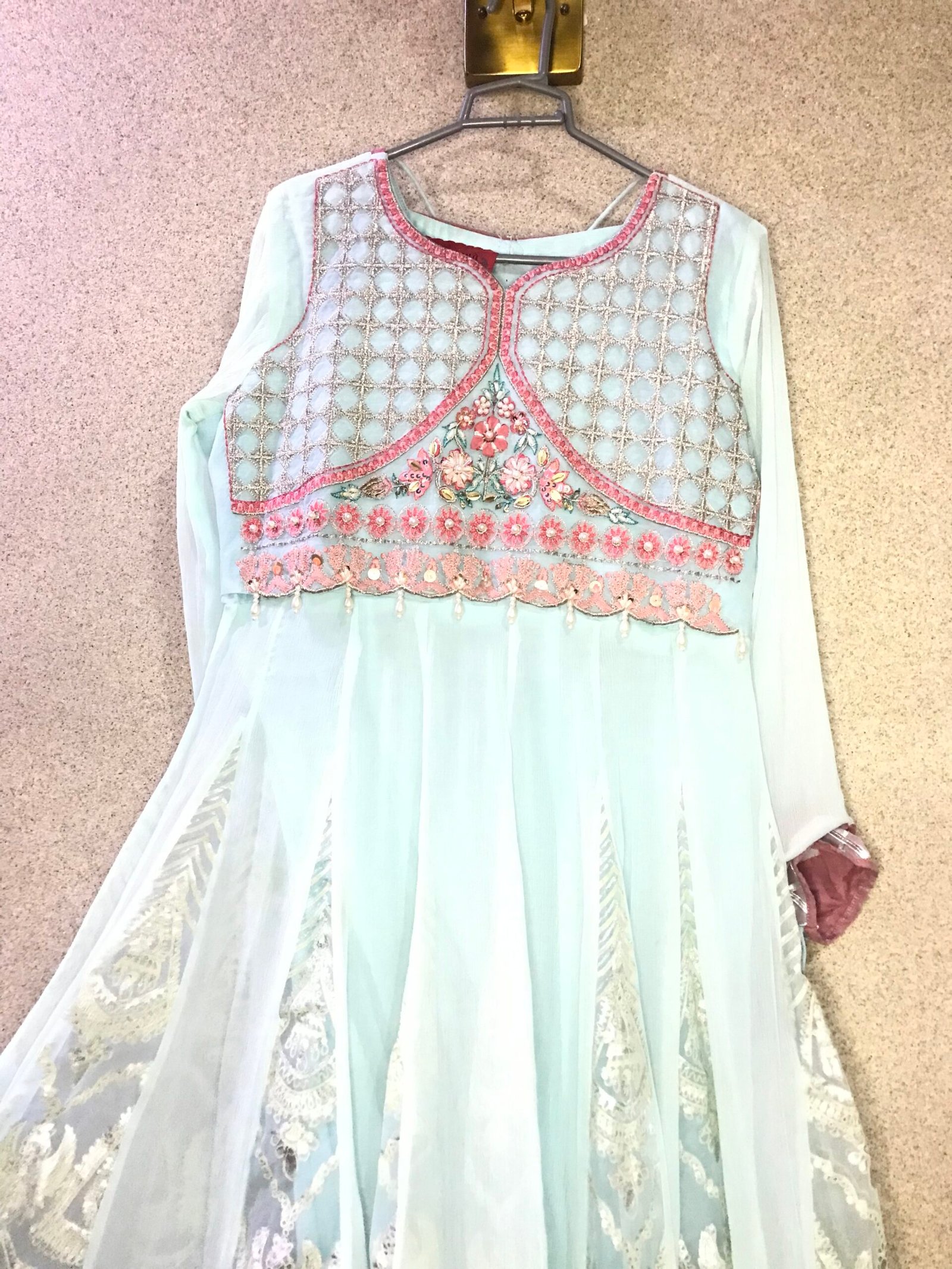 ZAHRA AHMAD double flared maxi