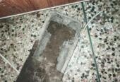 Shop glass door