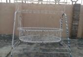 Beautiful decorative iron swing/cot