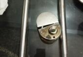 Shop glass door