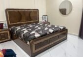 King size bed with side tables