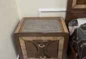 King size bed with side tables