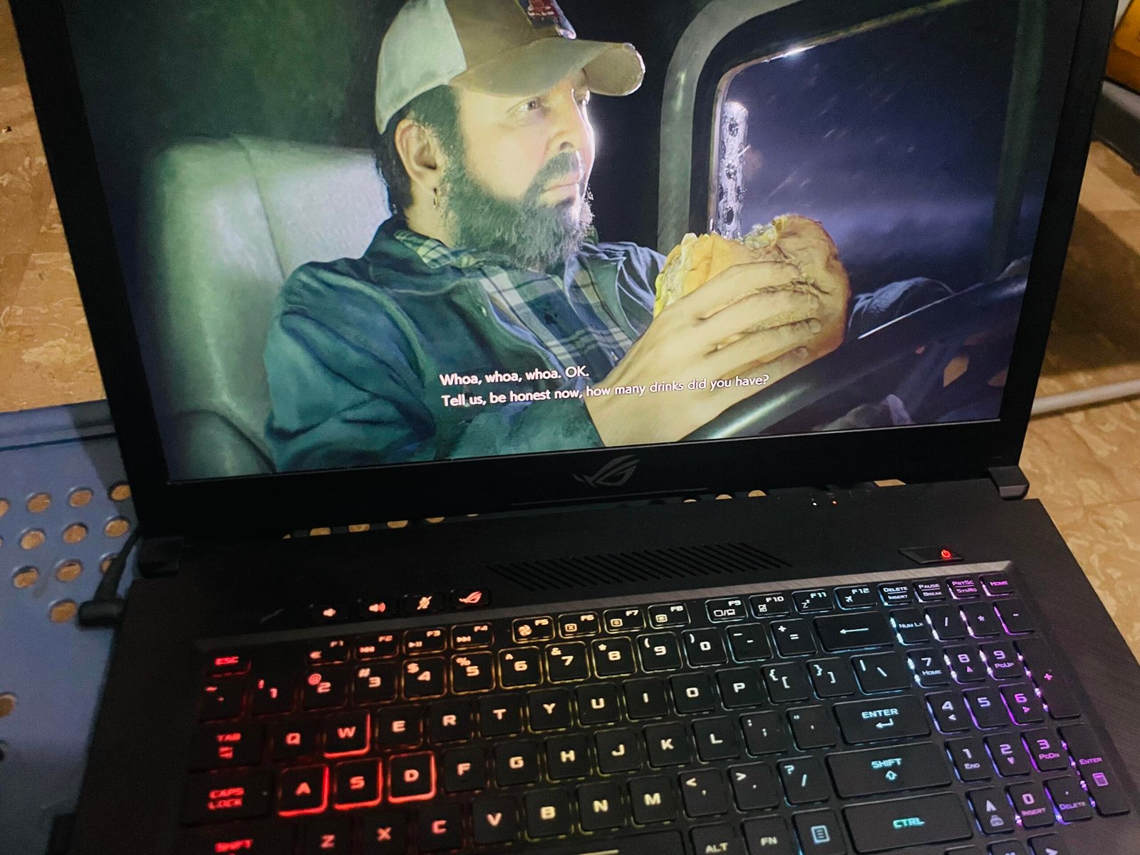 ASUS ROG GL703V 10/10 condition minor dent bhi nhi he